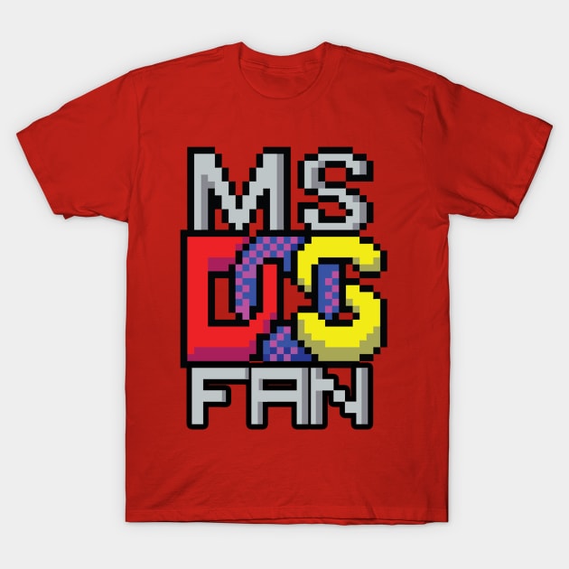 MS DOS Fan T-Shirt by Meta Cortex